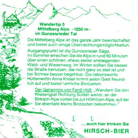 sonthofen oa-by hirsch wan grün 5b (quad180-5 mittelberg alpe-grün)